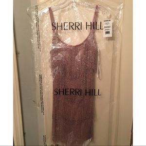 BRAND NEW Sherri Hill Fringe Cocktail Dress